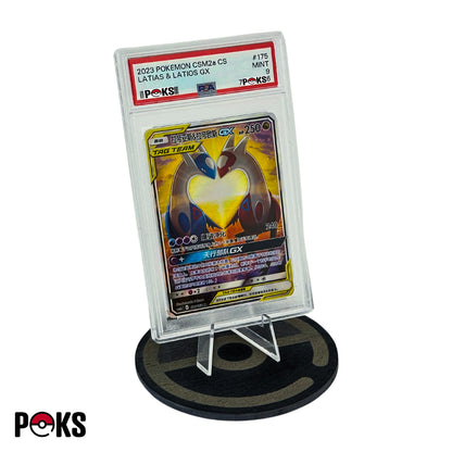 [S-CHN] [PSA 9] Pokémon Einzelkarte - Latias & Latios GX Tag Team Alt Art